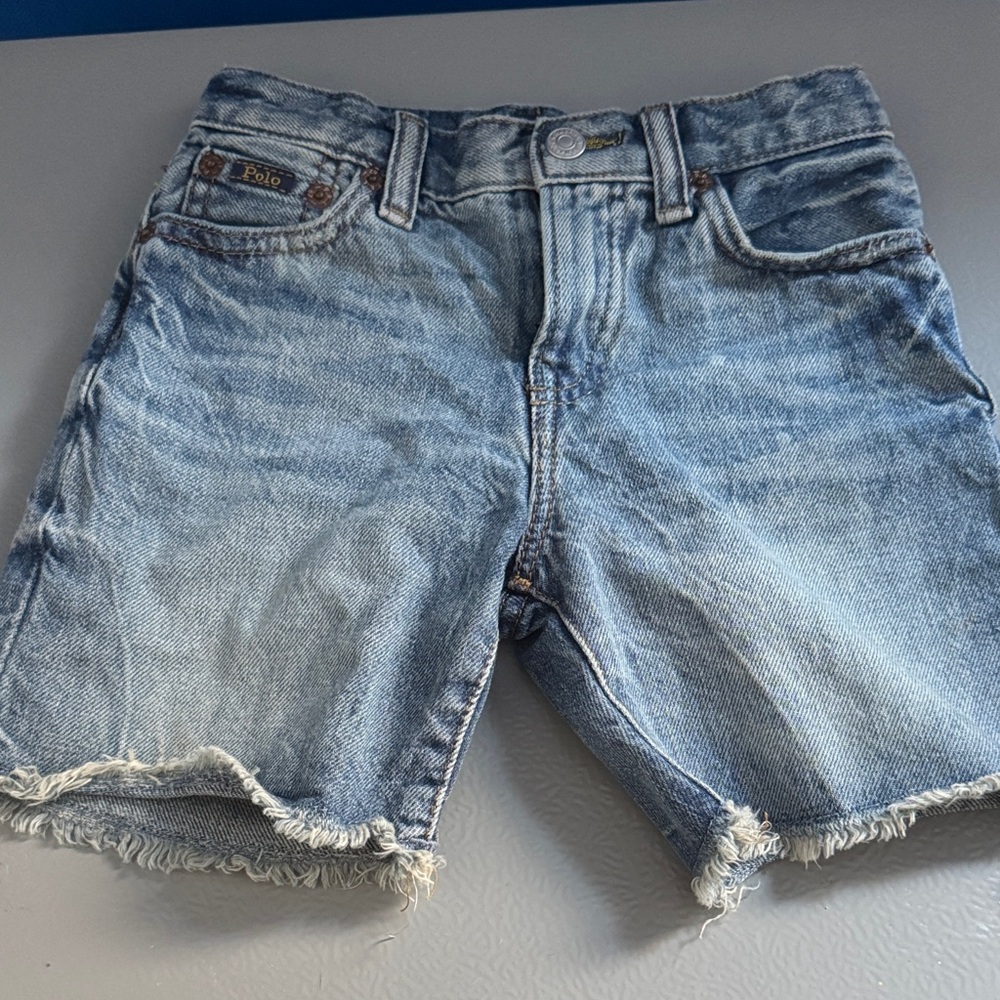 Polo by Ralph Lauren Kids Blue Denim Shorts